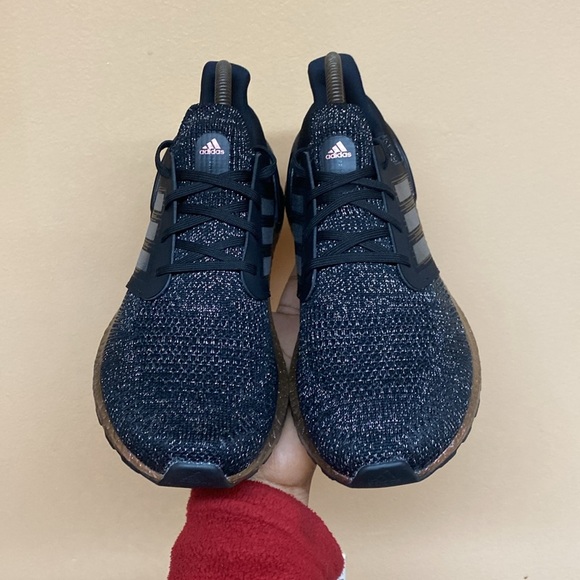 Adidas UltraBoost 20 PrimeBlue Black Signal Pink - Picture 4 of 17